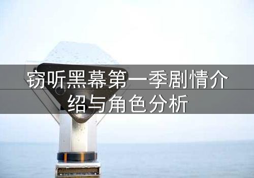 窃听黑幕第一季剧情介绍与角色分析