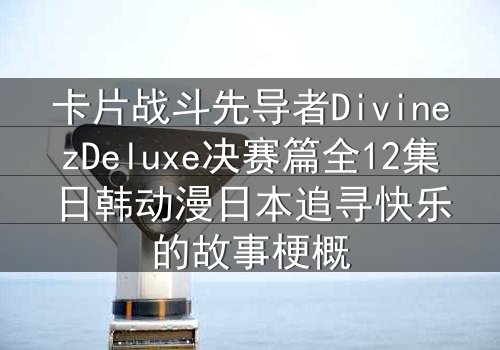 卡片战斗先导者DivinezDeluxe决赛篇全12集日韩动漫日本追寻快乐的故事梗概
