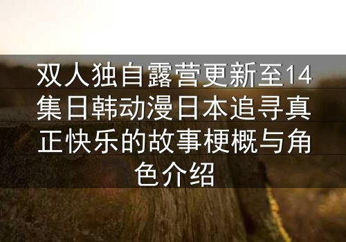 双人独自露营更新至14集日韩动漫日本追寻真正快乐的故事梗概与角色介绍