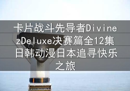 卡片战斗先导者DivinezDeluxe决赛篇全12集日韩动漫日本追寻快乐之旅