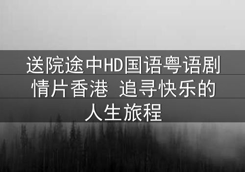 送院途中HD国语粤语剧情片香港 追寻快乐的人生旅程