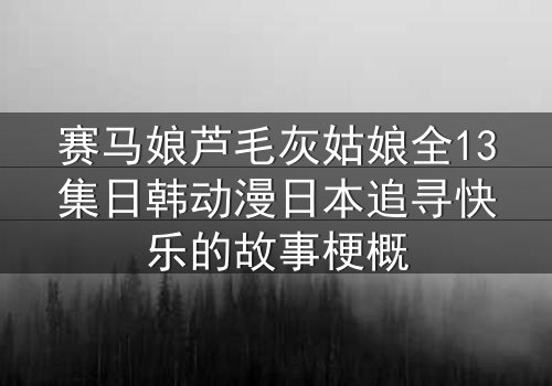 赛马娘芦毛灰姑娘全13集日韩动漫日本追寻快乐的故事梗概