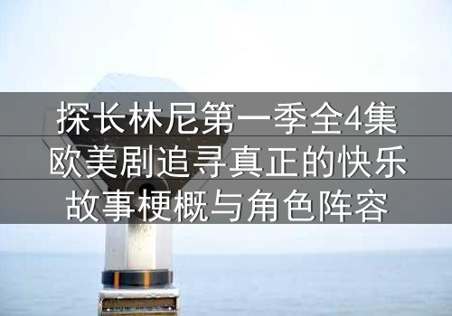 探长林尼第一季全4集欧美剧追寻真正的快乐故事梗概与角色阵容