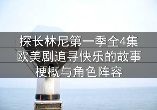 探长林尼第一季全4集欧美剧追寻快乐的故事梗概与角色阵容
