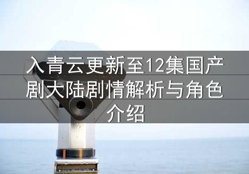 入青云更新至12集国产剧大陆剧情解析与角色介绍