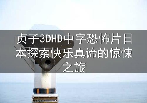 贞子3DHD中字恐怖片日本探索快乐真谛的惊悚之旅