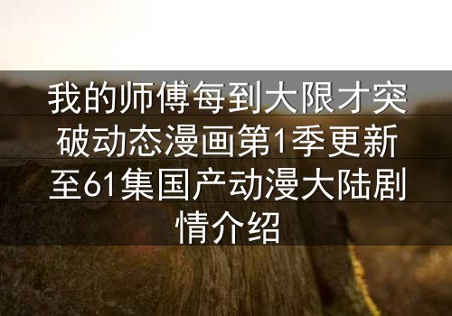 我的师傅每到大限才突破动态漫画第1季更新至61集国产动漫大陆剧情介绍
