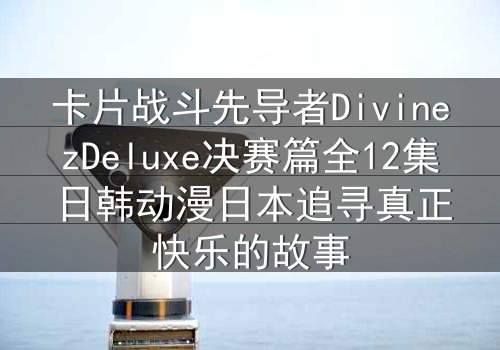 卡片战斗先导者DivinezDeluxe决赛篇全12集日韩动漫日本追寻真正快乐的故事
