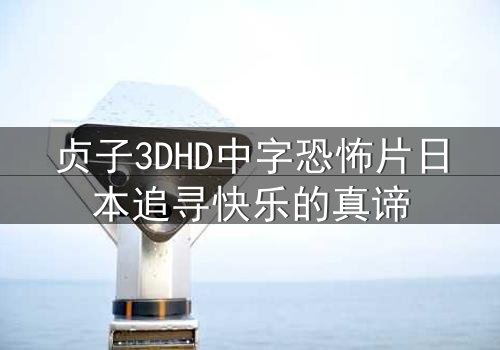 贞子3DHD中字恐怖片日本追寻快乐的真谛