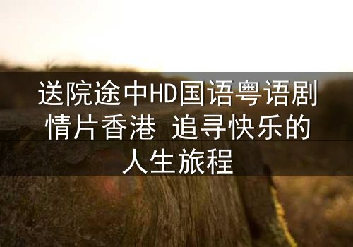送院途中HD国语粤语剧情片香港 追寻快乐的人生旅程