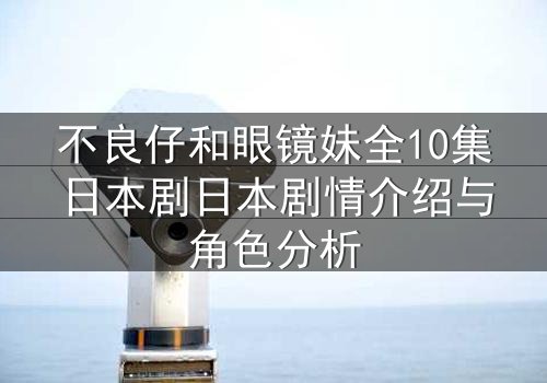不良仔和眼镜妹全10集日本剧日本剧情介绍与角色分析