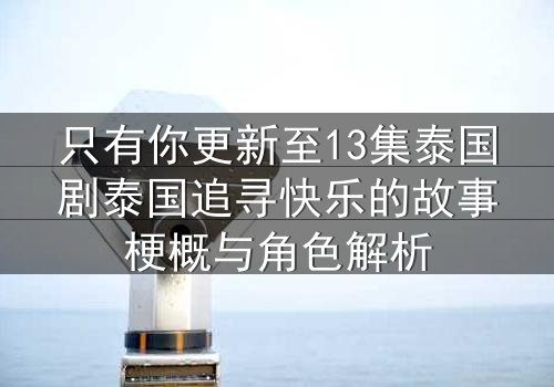 只有你更新至13集泰国剧泰国追寻快乐的故事梗概与角色解析