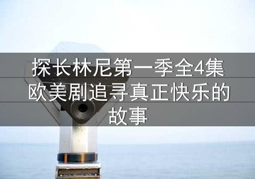 探长林尼第一季全4集欧美剧追寻真正快乐的故事