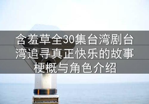 含羞草全30集台湾剧台湾追寻真正快乐的故事梗概与角色介绍